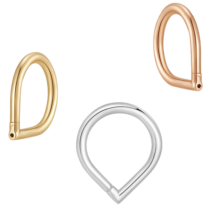 Press Fit Seam Ring in Gold