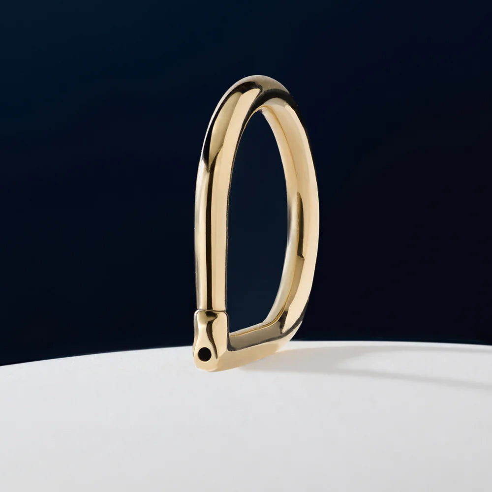 Press Fit Seam Ring in Gold