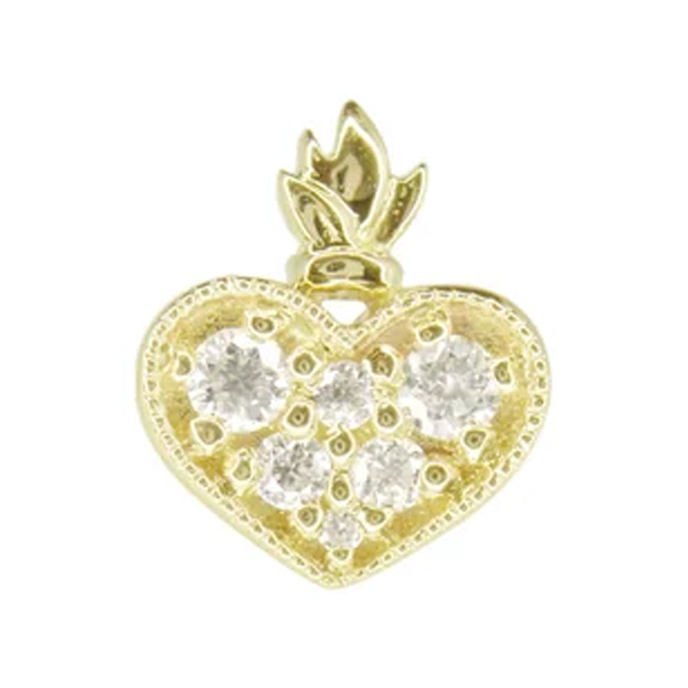 threadless: "Milagro" End in Gold with Genuine Gemstones