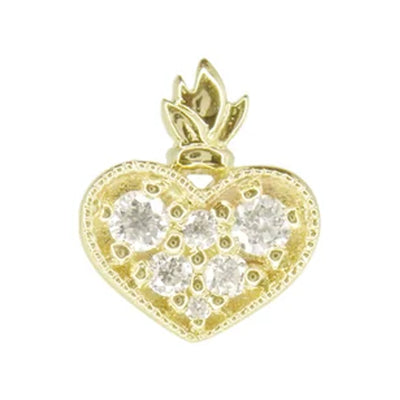 threadless: "Milagro" End in Gold with Genuine Gemstones