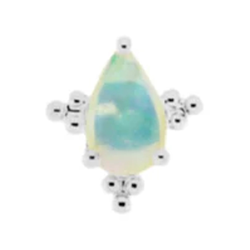 threadless: "Faye" End in Gold with Moonstone