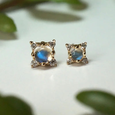 threadless: "Alice" End in Gold with Genuine Gemstones