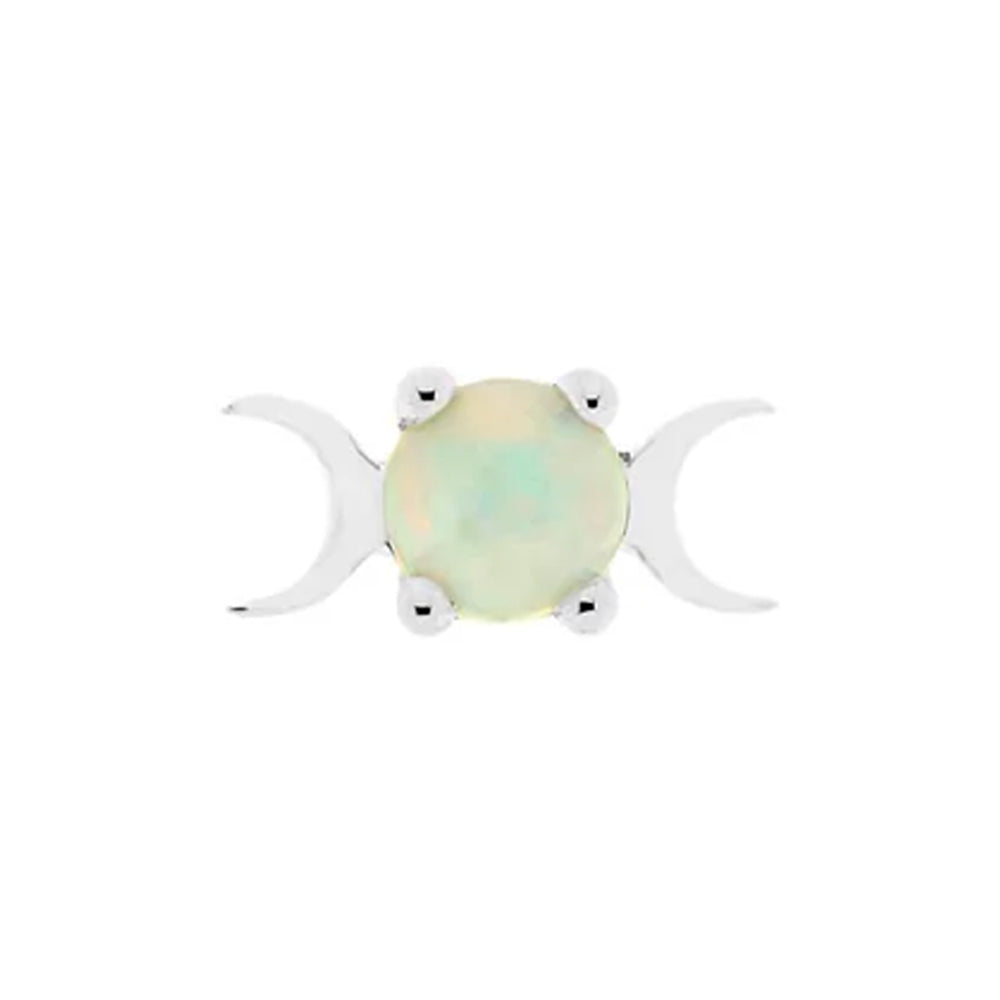 threadless: "Celeste" End in Gold with Genuine Gemstones