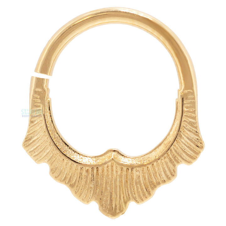 "Avery" Seam Ring in Gold