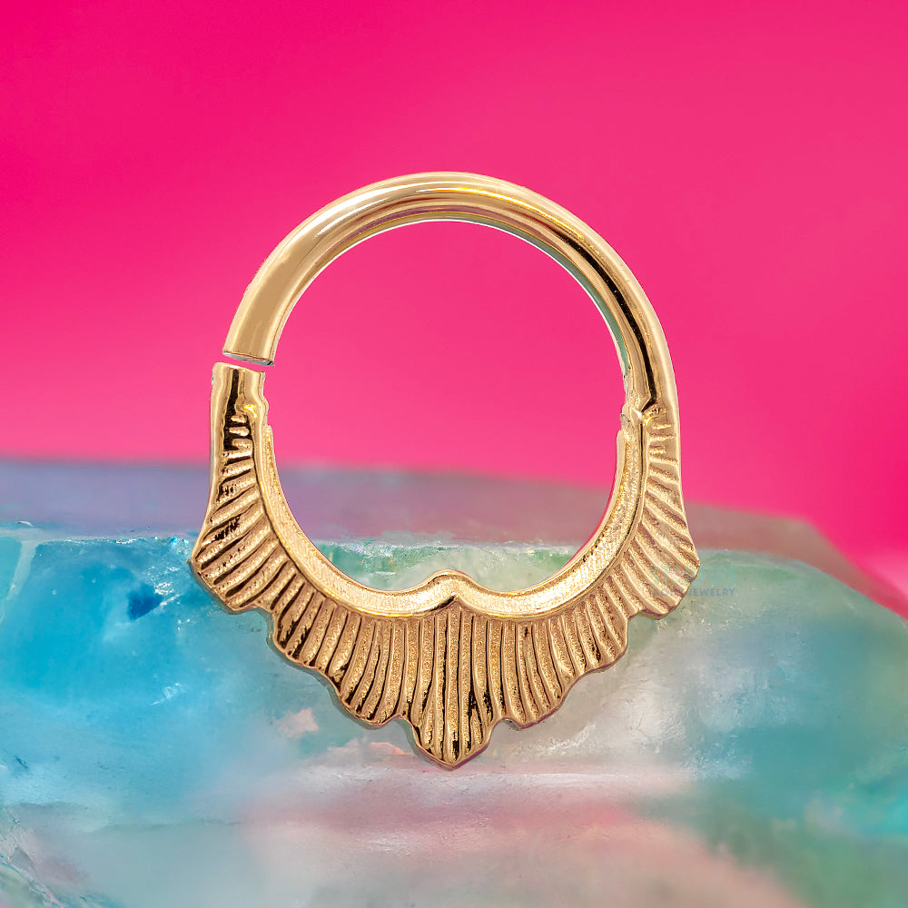 "Avery" Seam Ring in Gold