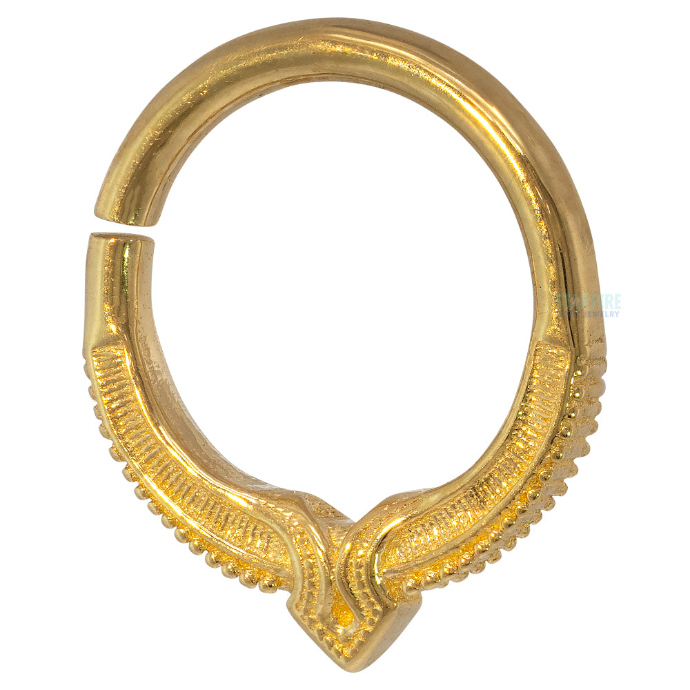 "Harper" Seam Ring in Gold