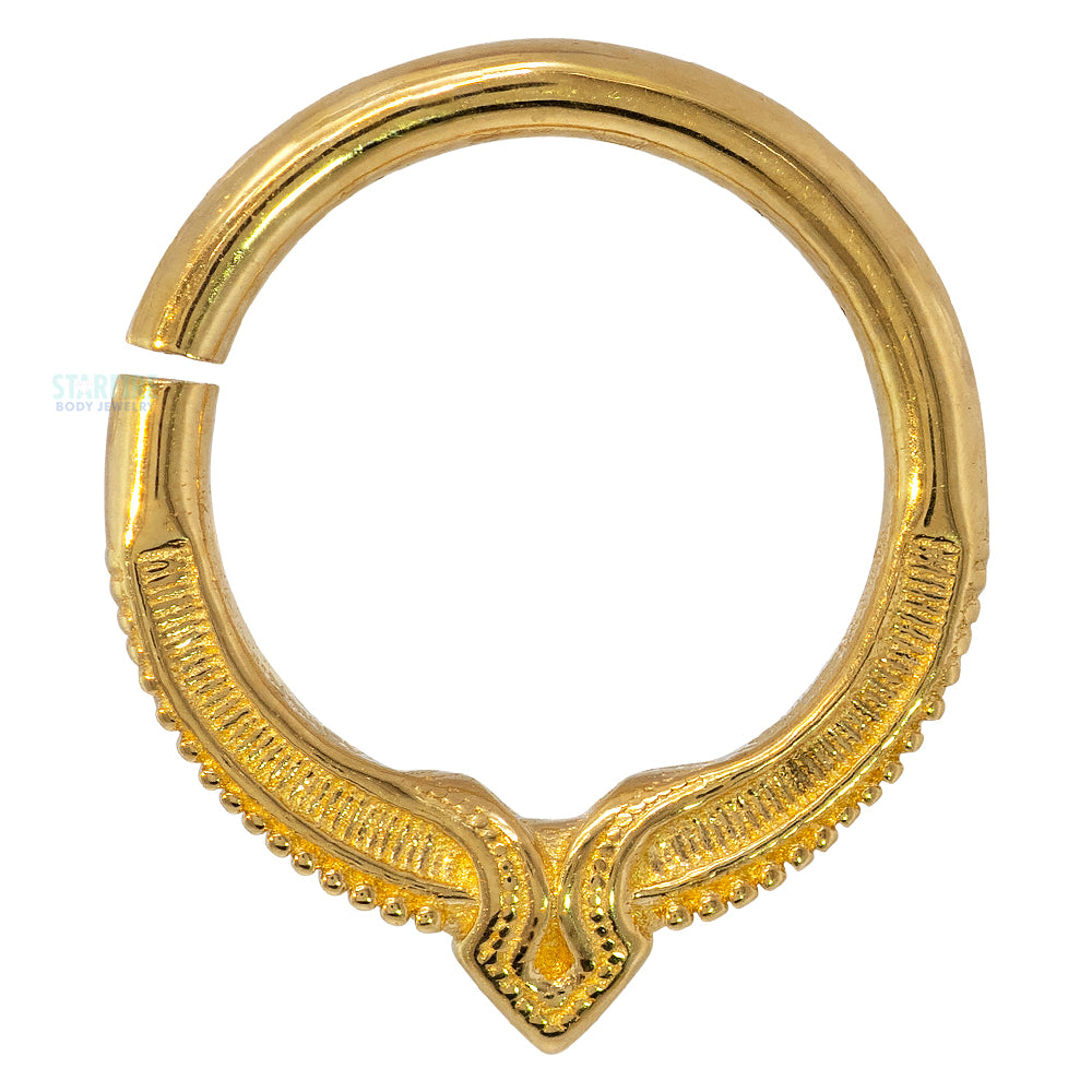 "Harper" Seam Ring in Gold