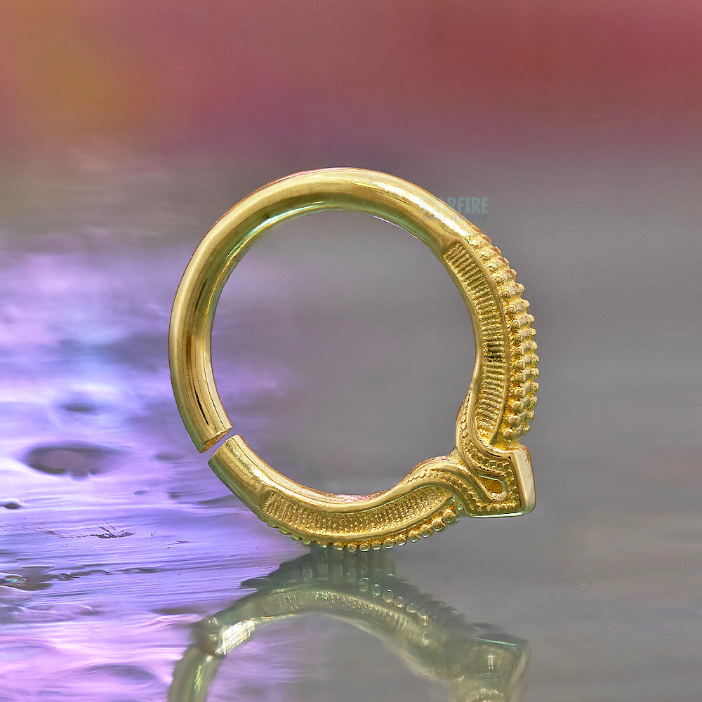 "Harper" Seam Ring in Gold