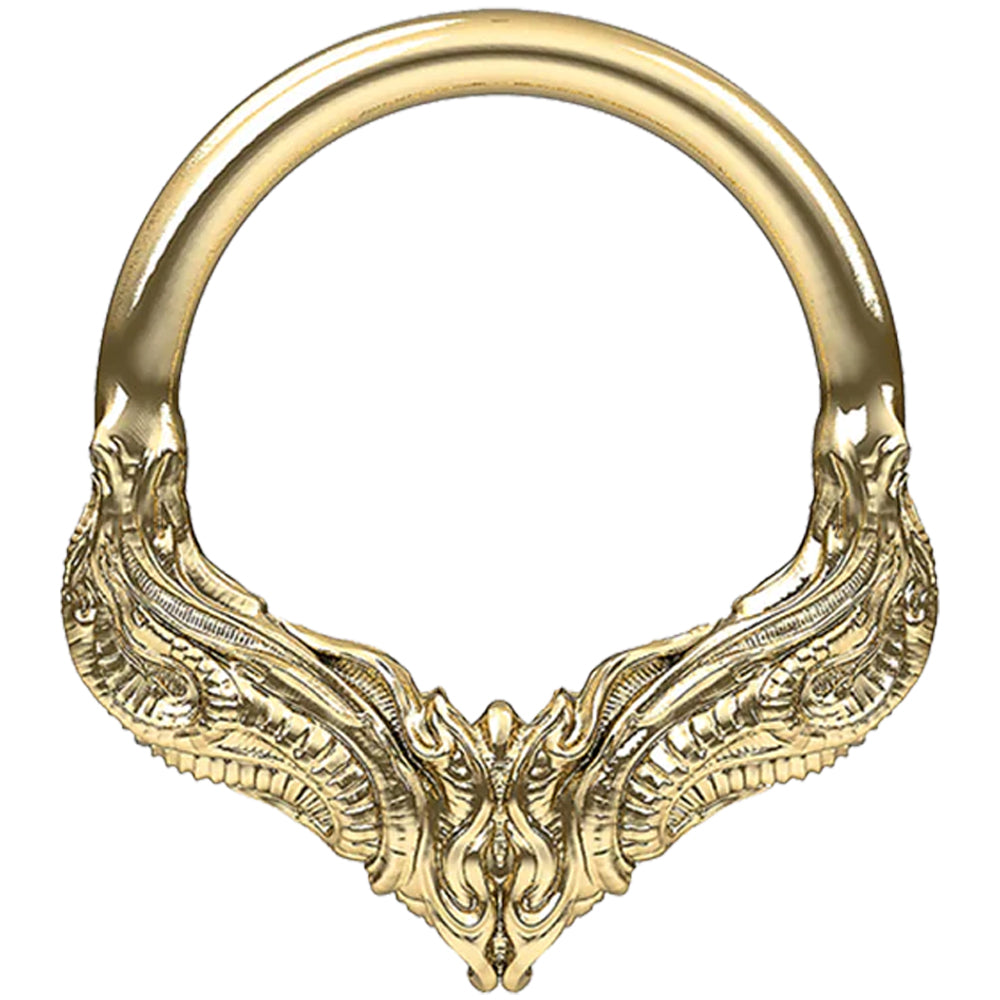 "Bastina" Seam Ring in Gold