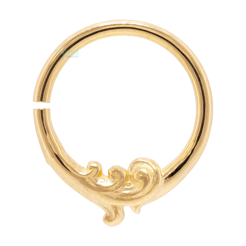 "Callisto" Seam Ring in Gold