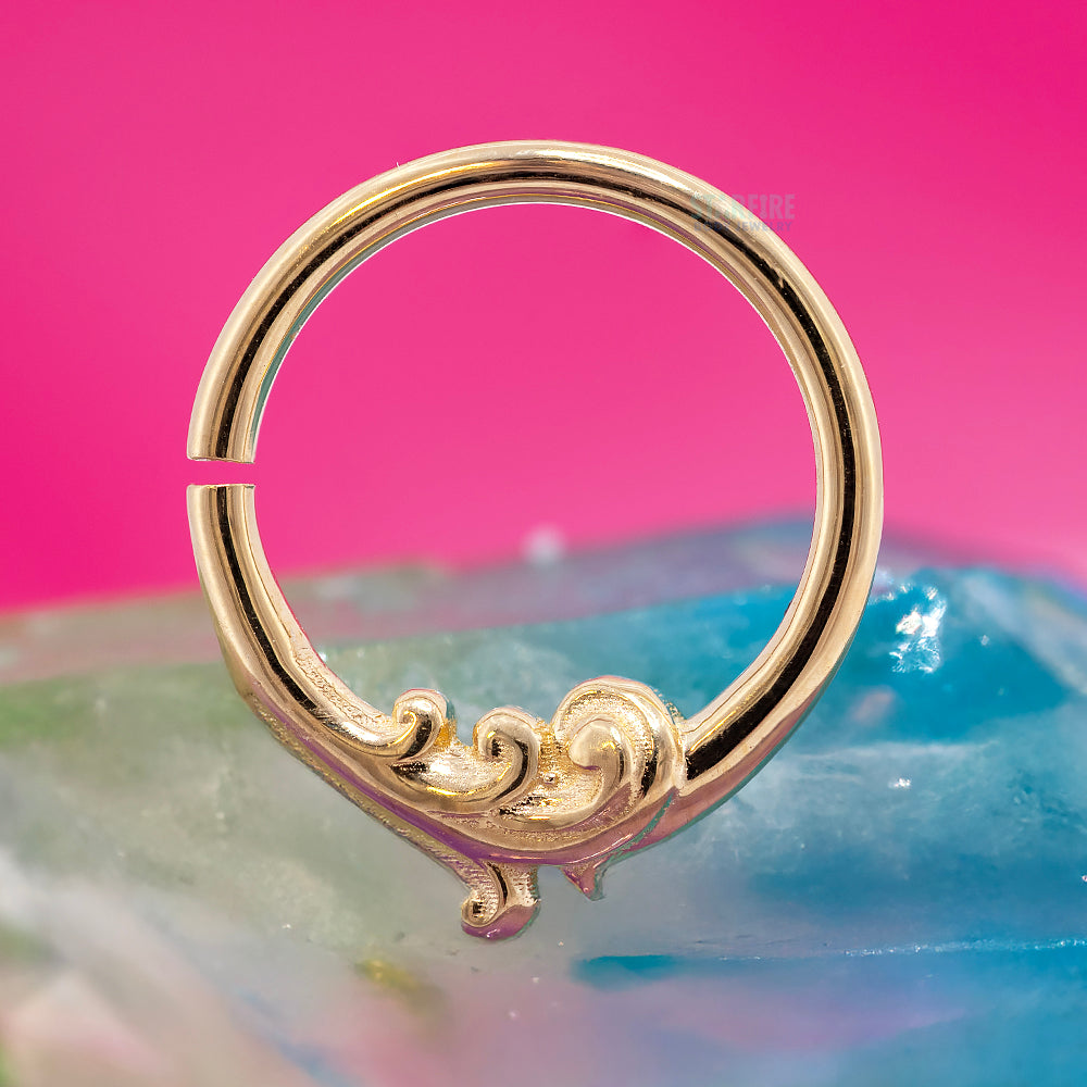 "Callisto" Seam Ring in Gold
