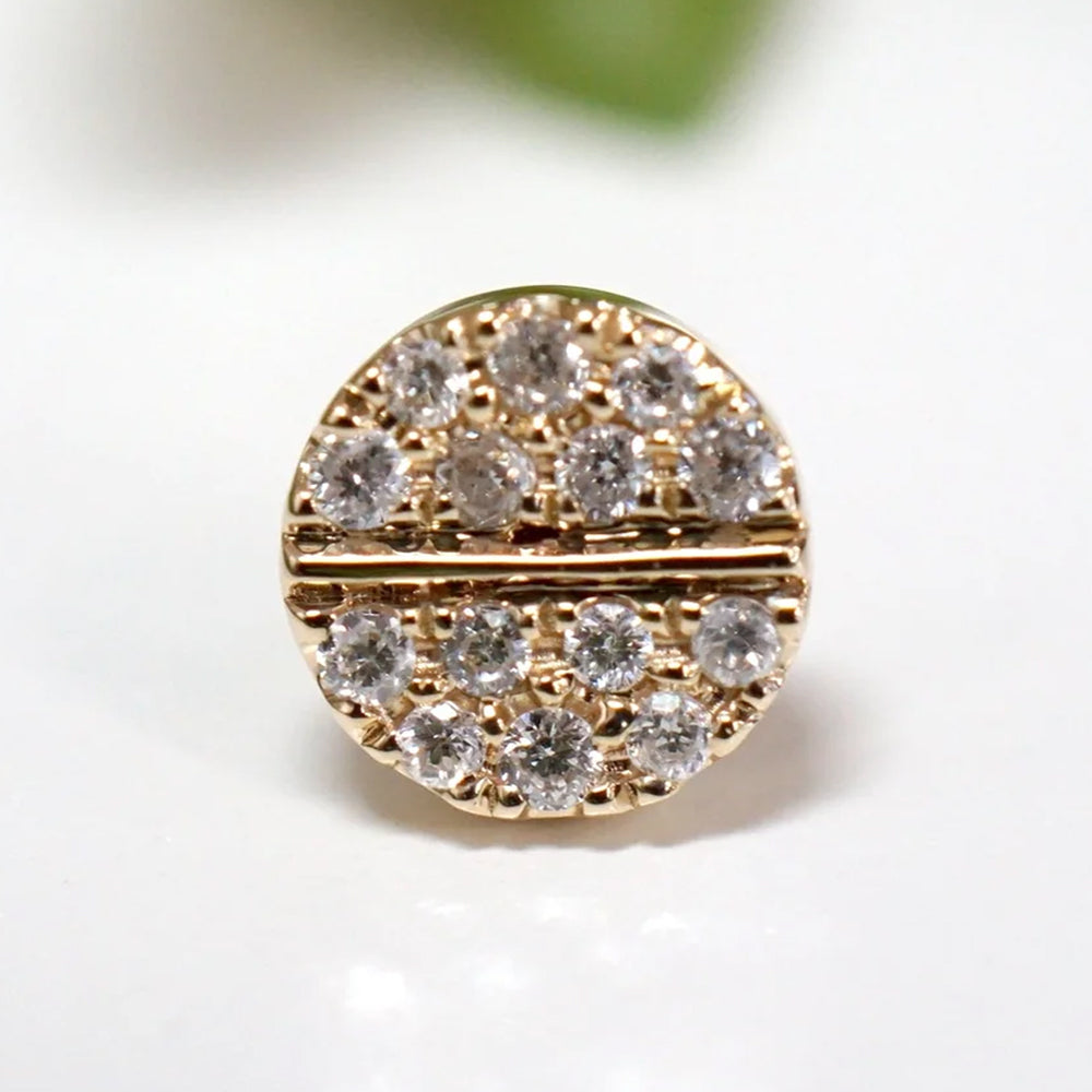 threadless: "Lana" End in Gold with Diamonds