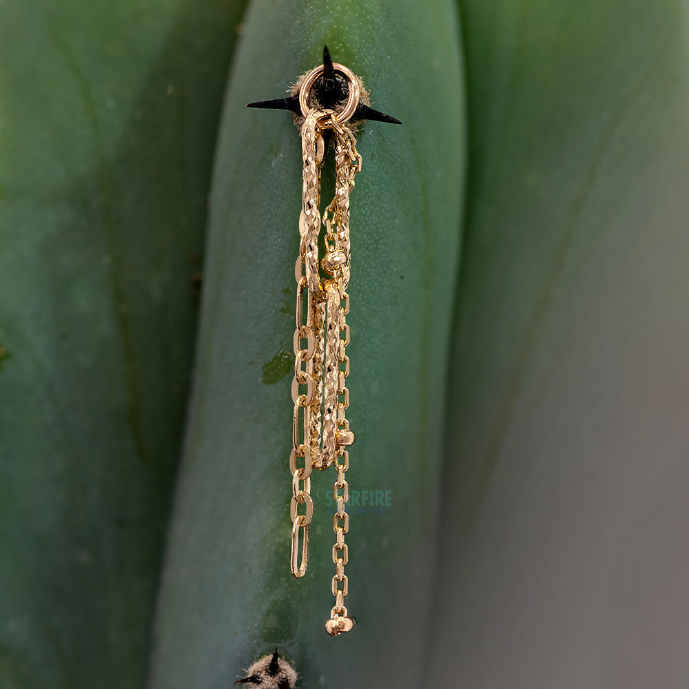 "Vivo" Chain Charm in Gold