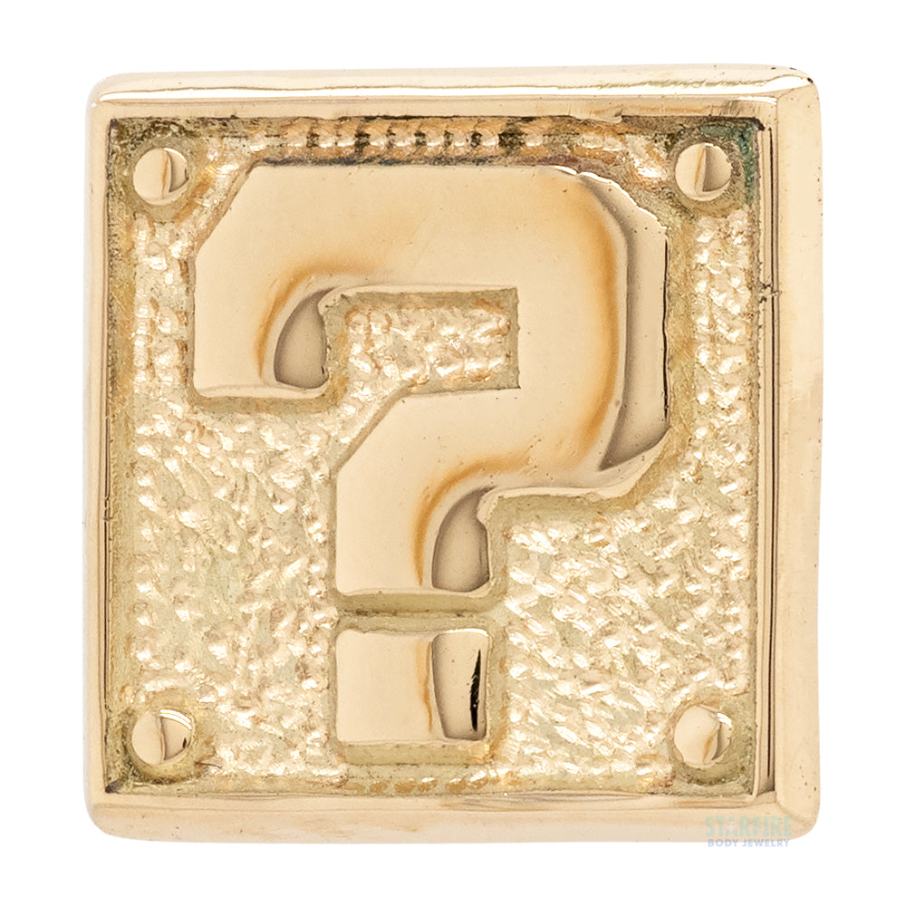 threadless: "Question Block" End in Gold