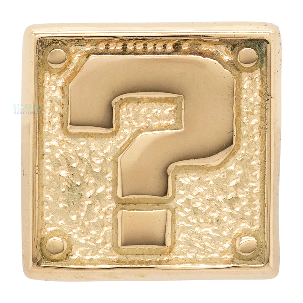 threadless: "Question Block" End in Gold
