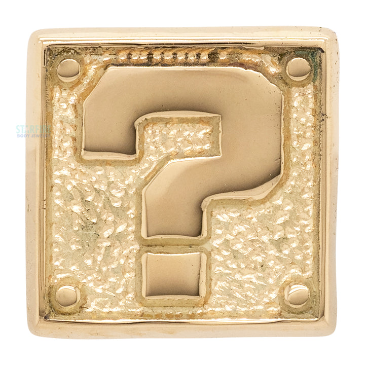 threadless: "Question Block" End in Gold