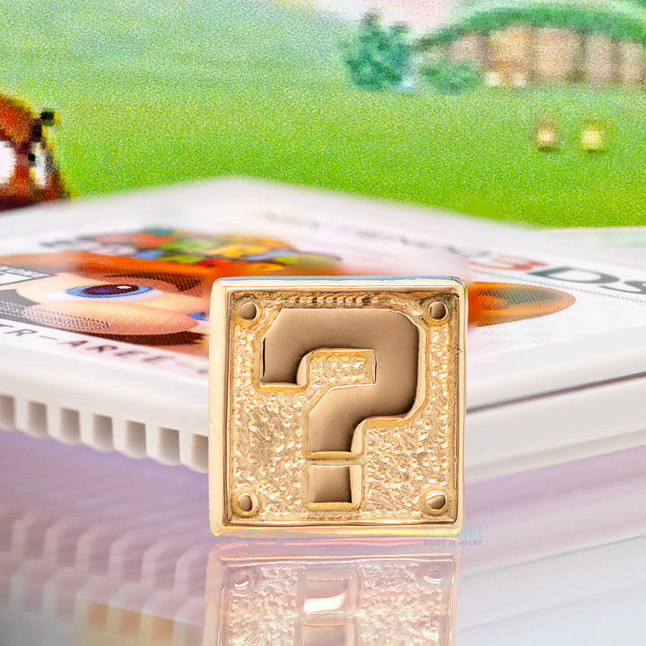threadless: "Question Block" End in Gold
