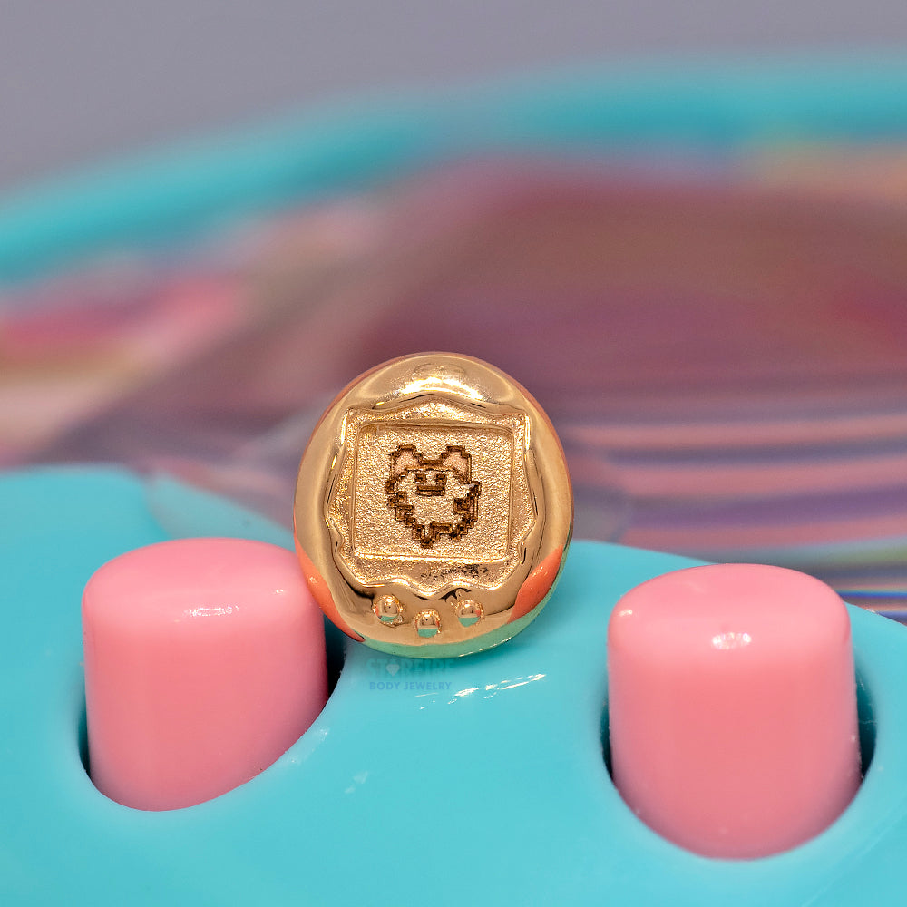 threadless: "Tamagotchi" End in Gold