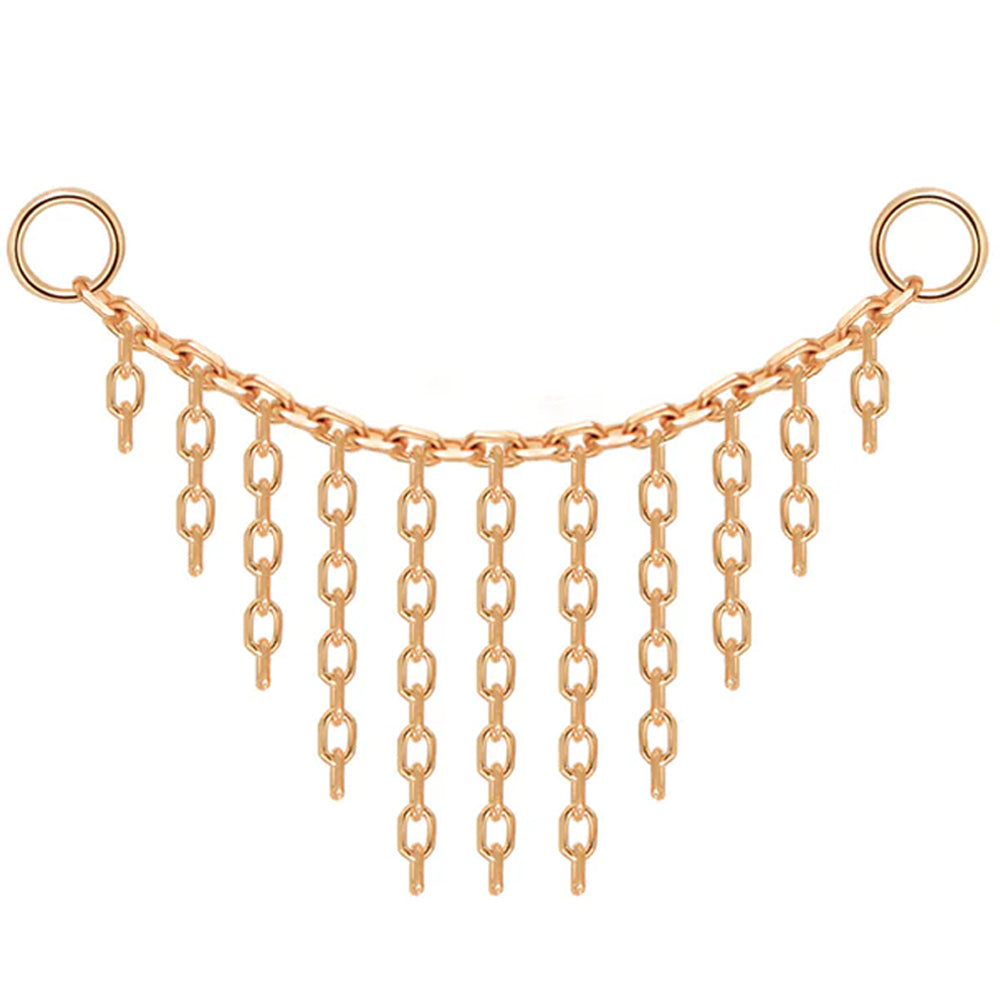 "Hera" Cable Chain Attachment in Gold
