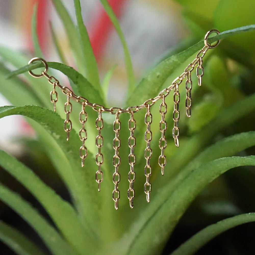"Hera" Cable Chain Attachment in Gold