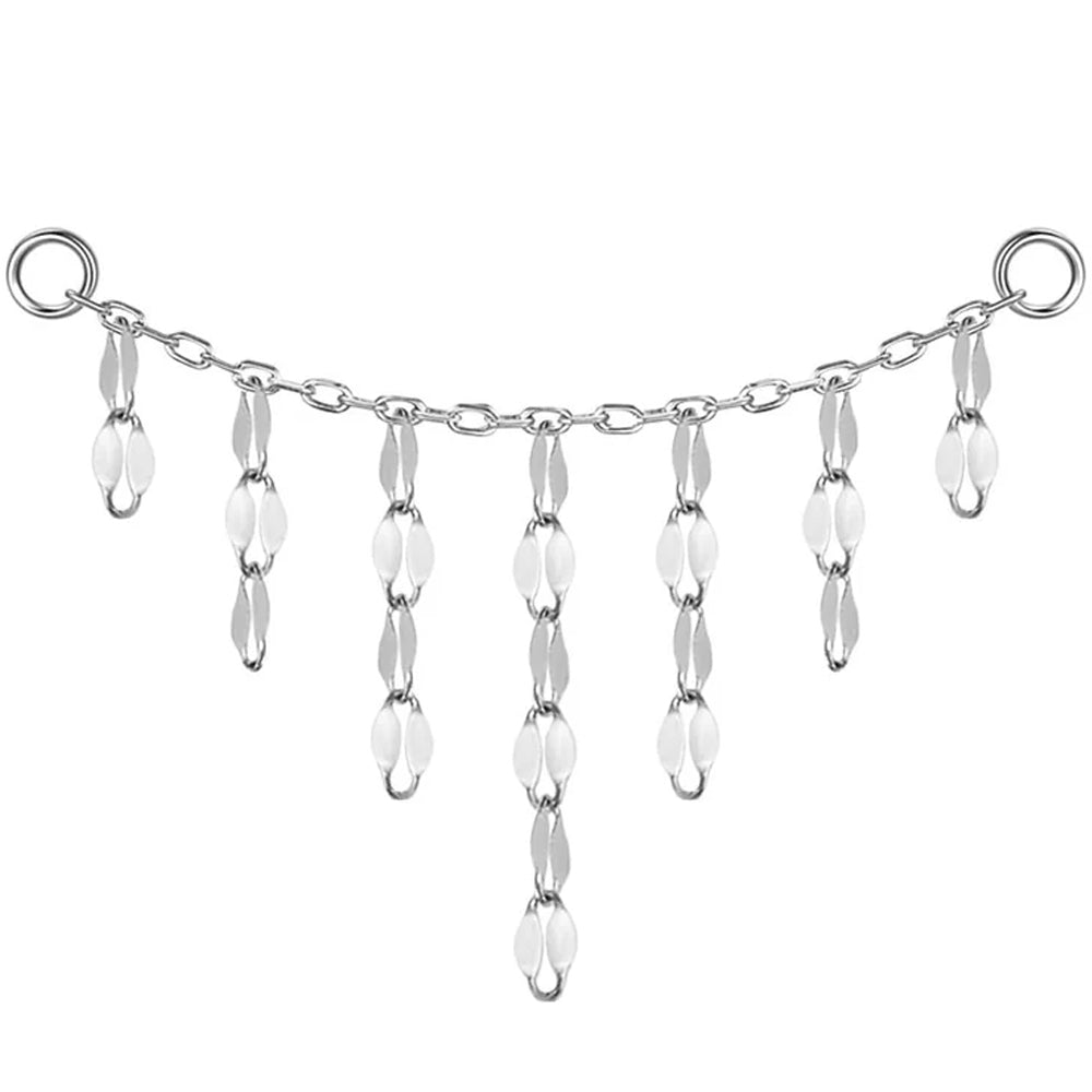 "Hera" Mirror Link Chain Attachment in Gold