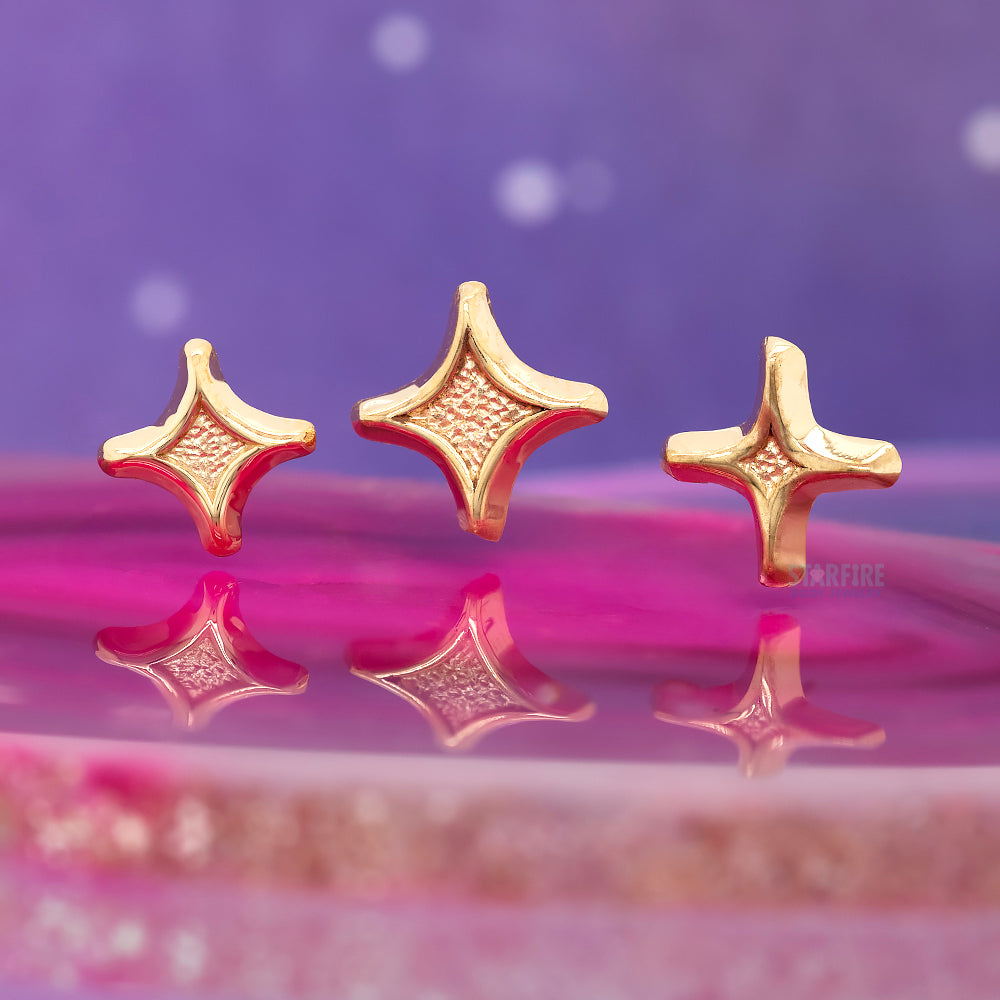 threadless: Four Point End in Gold