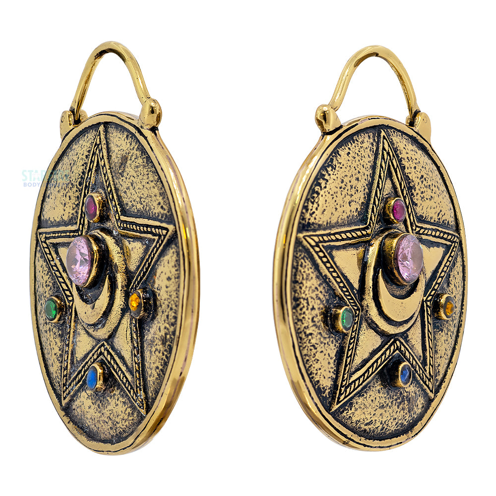 "Crystal Star" Weights with Gemstones
