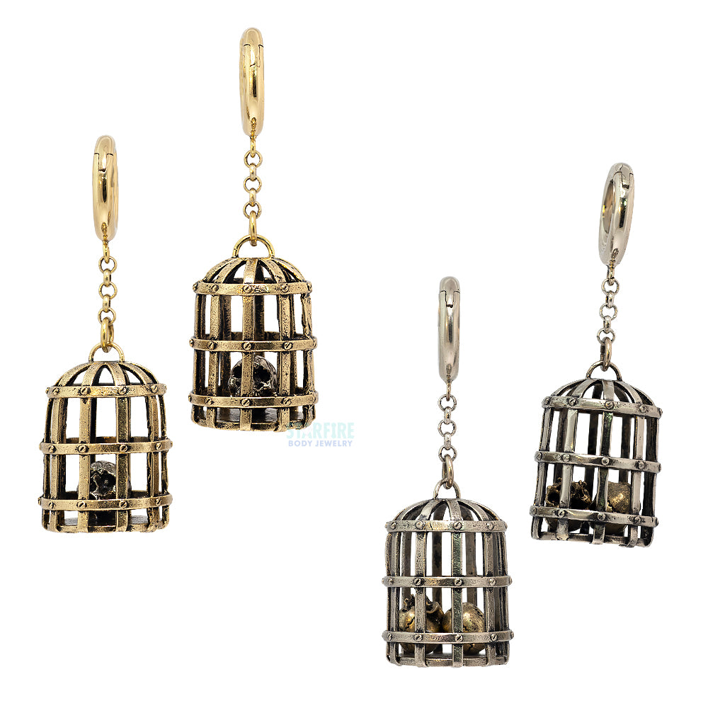 Medieval Cage Skull Weights