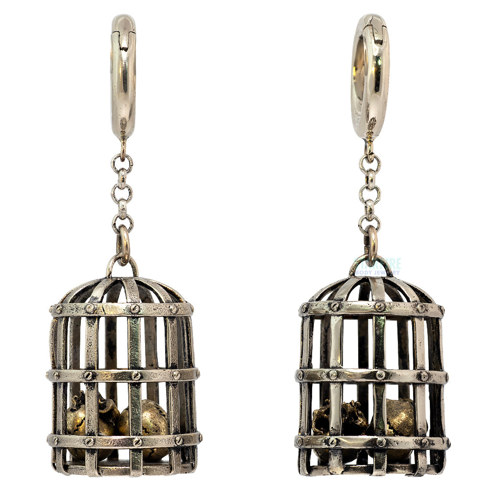 Medieval Cage Skull Weights