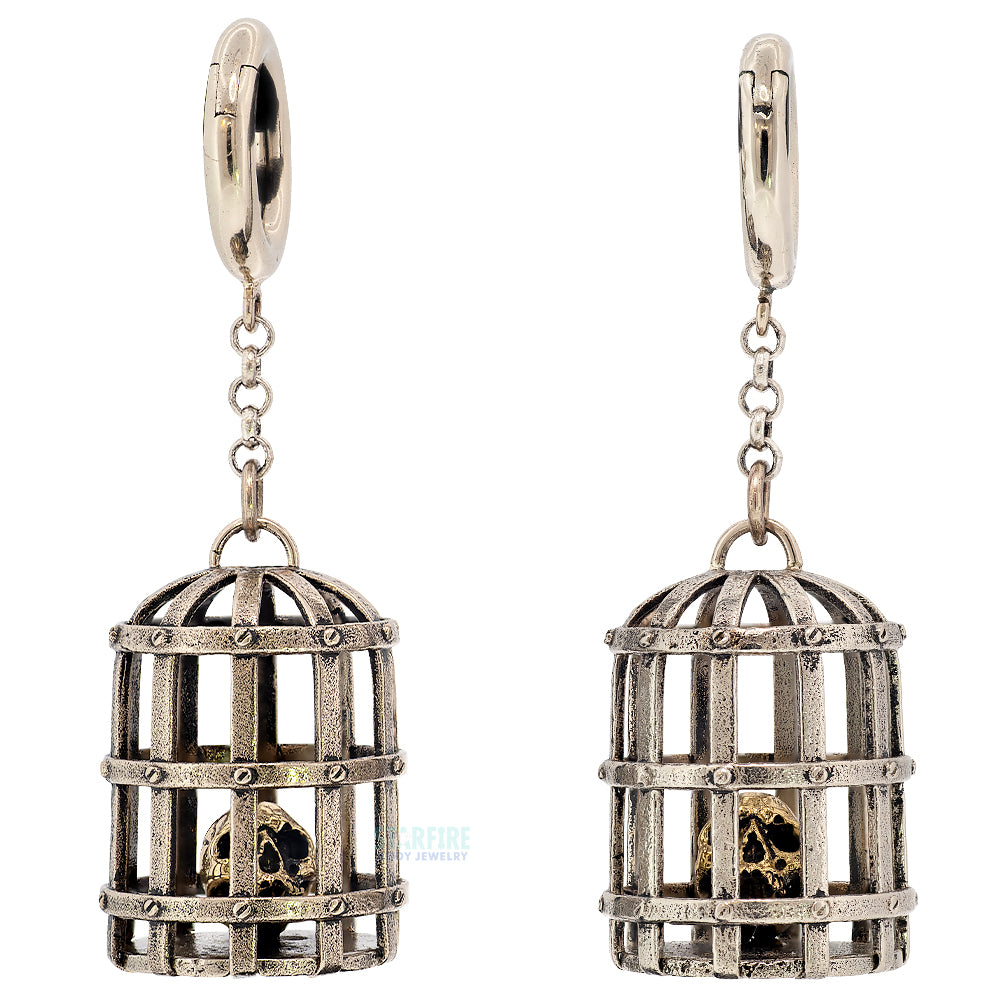 Medieval Cage Skull Weights