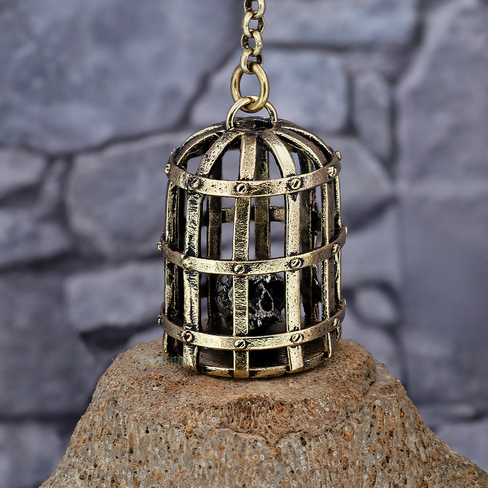 Medieval Cage Skull Weights