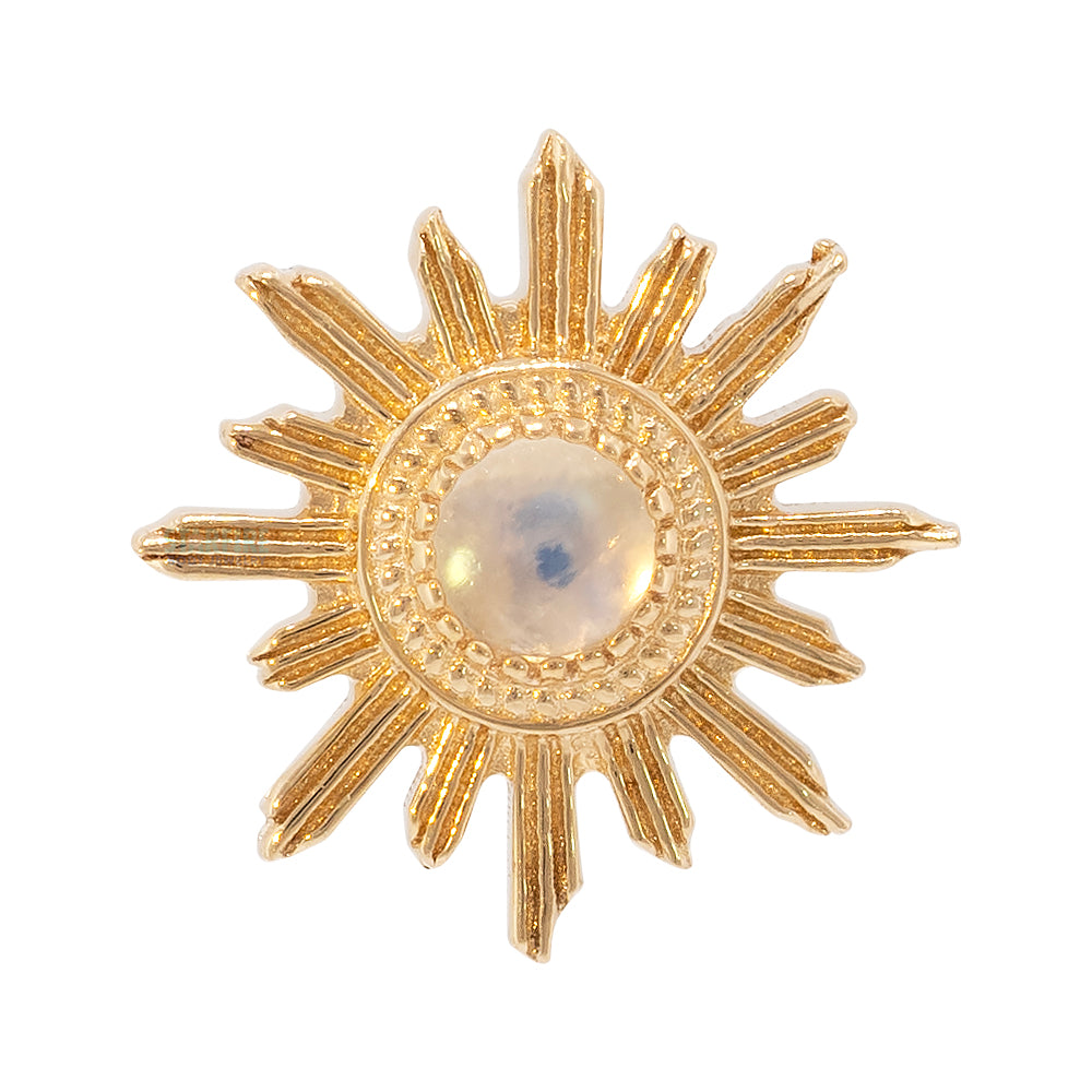 threadless: "Damaris" End in Gold with Moonstone
