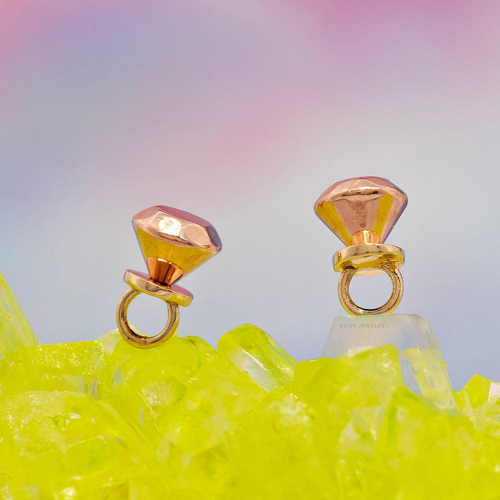 "Ring Pop" Charm in Gold