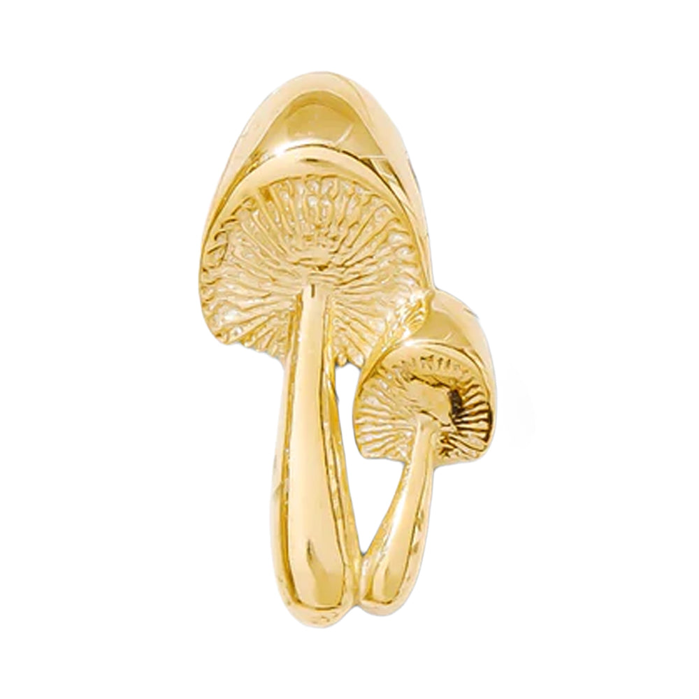 threadless: "Shrooms" Pin in Gold