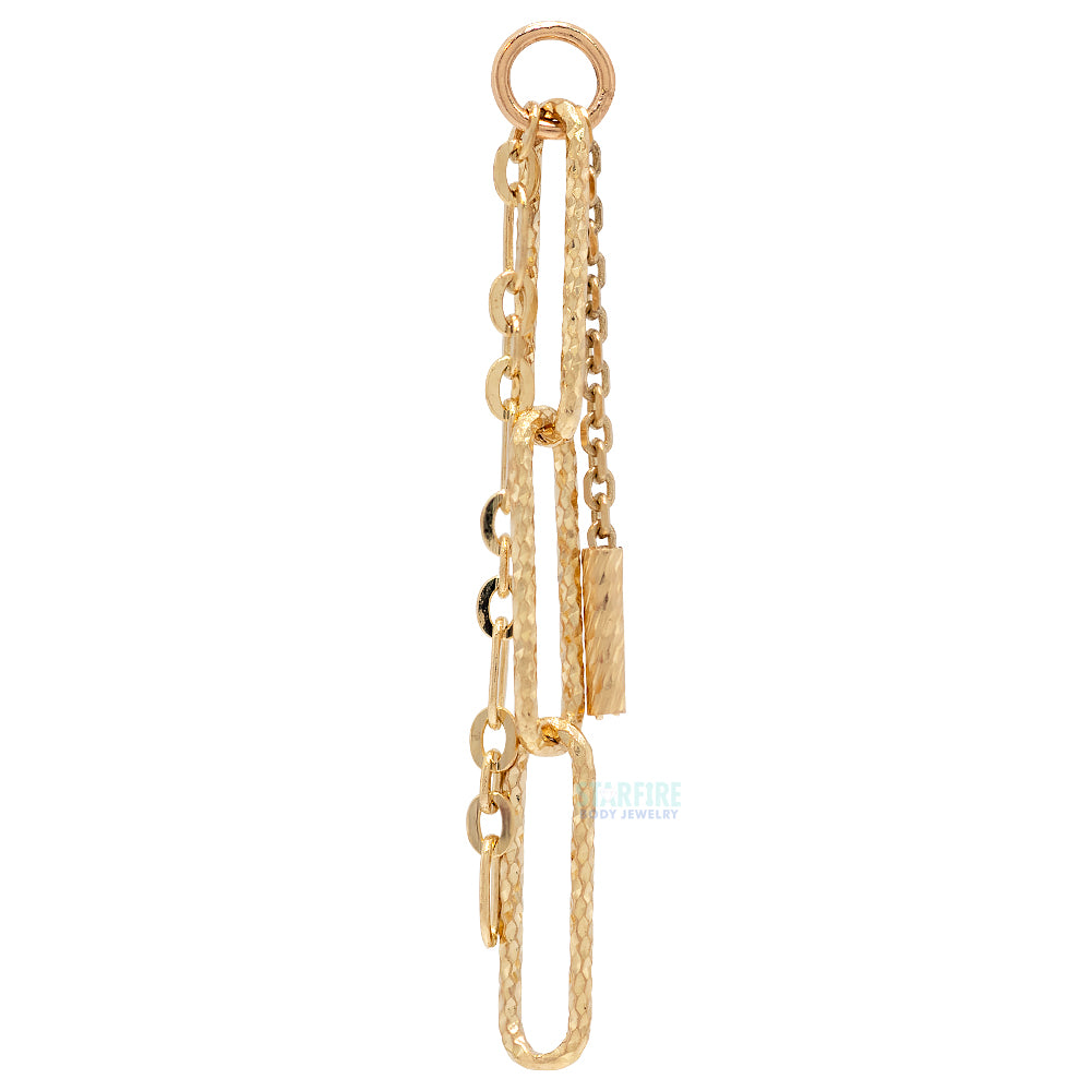 "Luce" Chain Charm in Gold