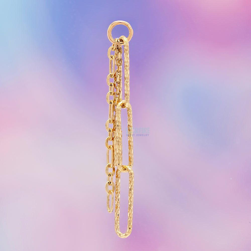 "Luce" Chain Charm in Gold