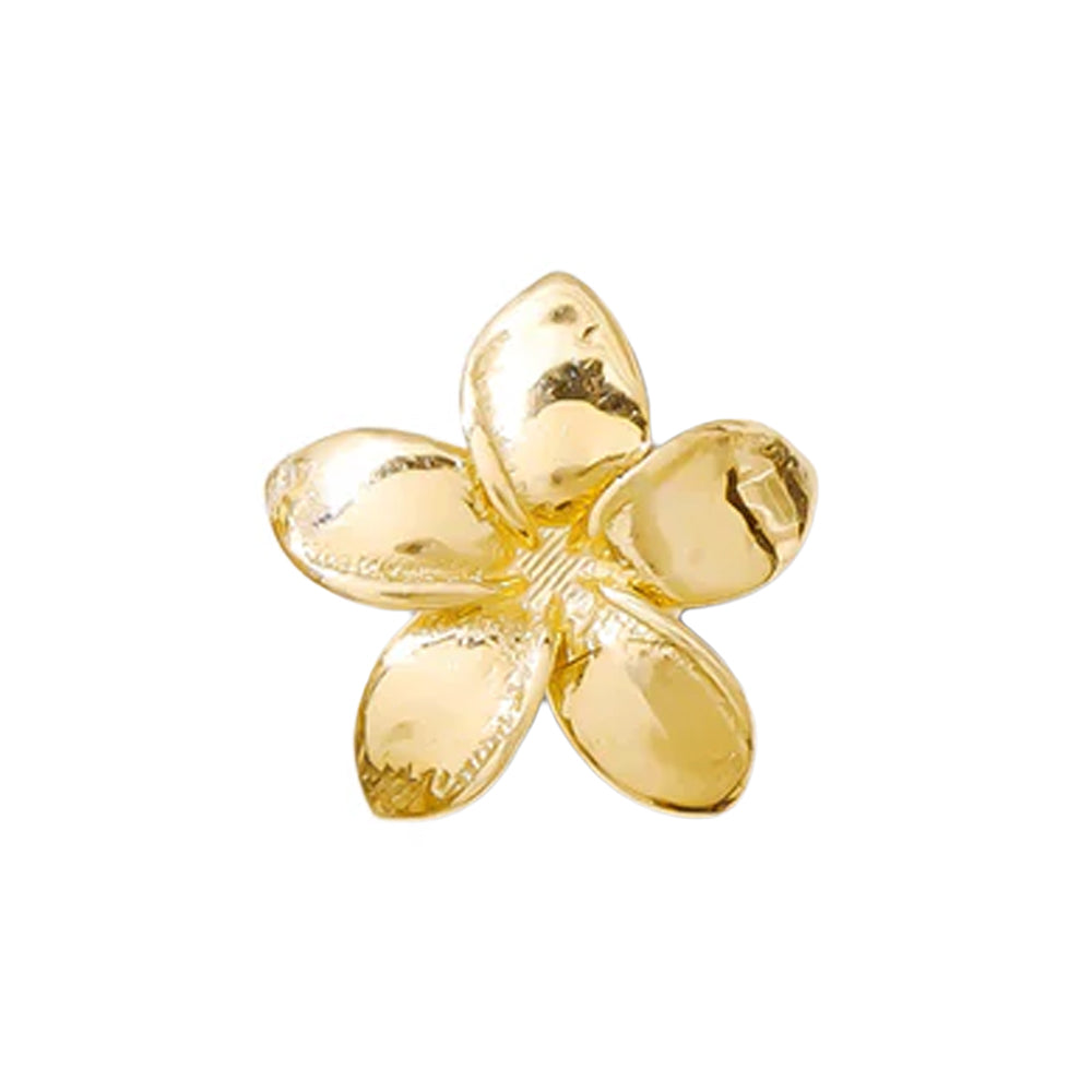 threadless: "Plumeria" Pin in Gold