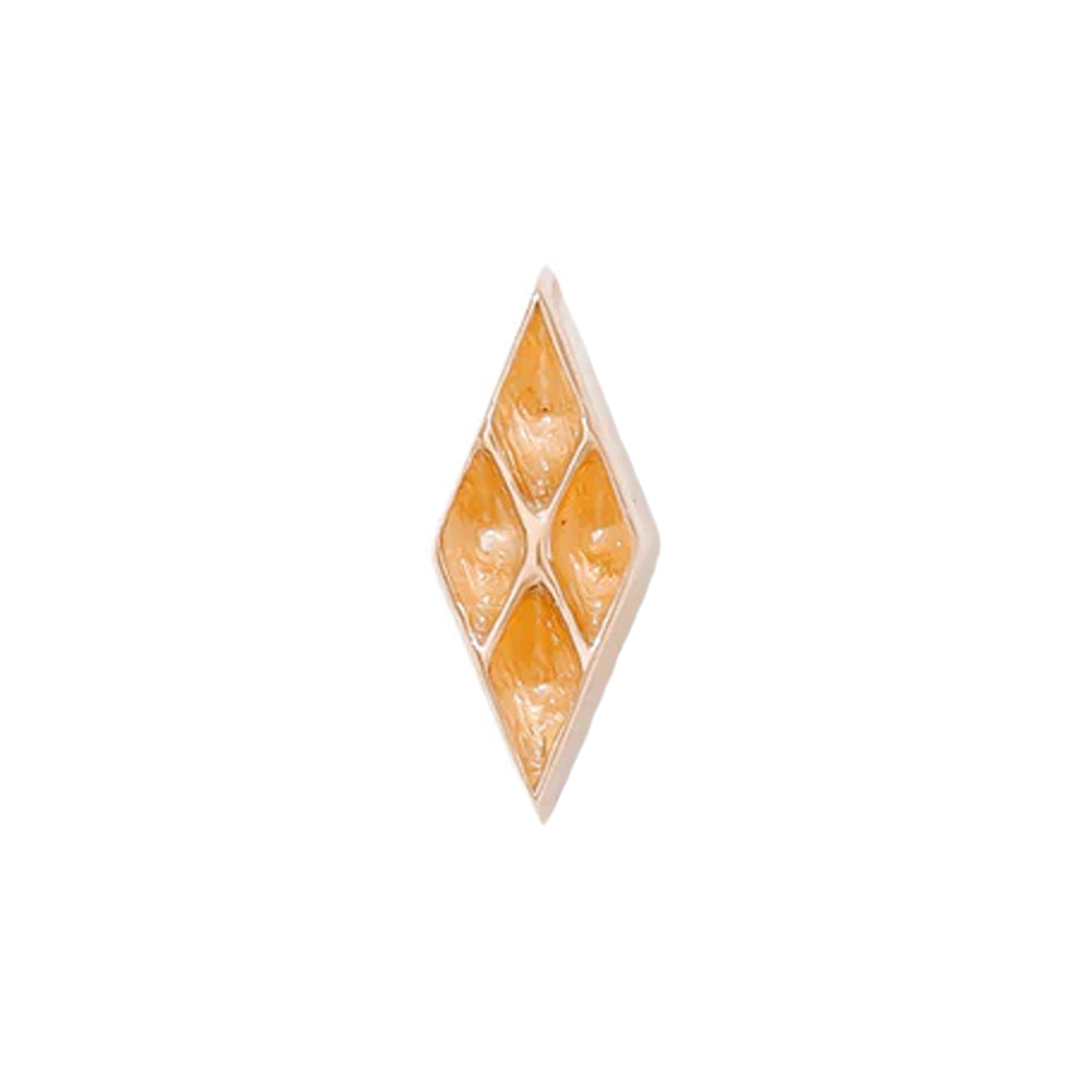 threadless: "Harlequin" Pin in Gold