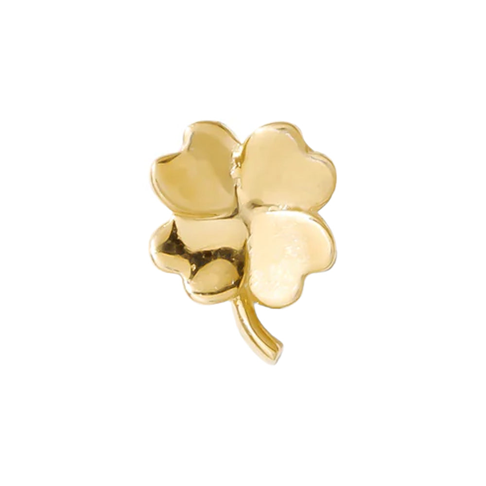 threadless: Clover Pin in Gold