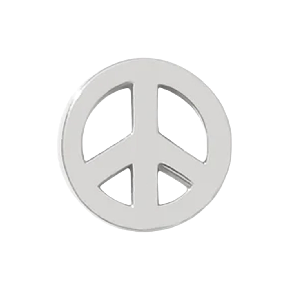 threadless: Peace Sign Pin in Gold