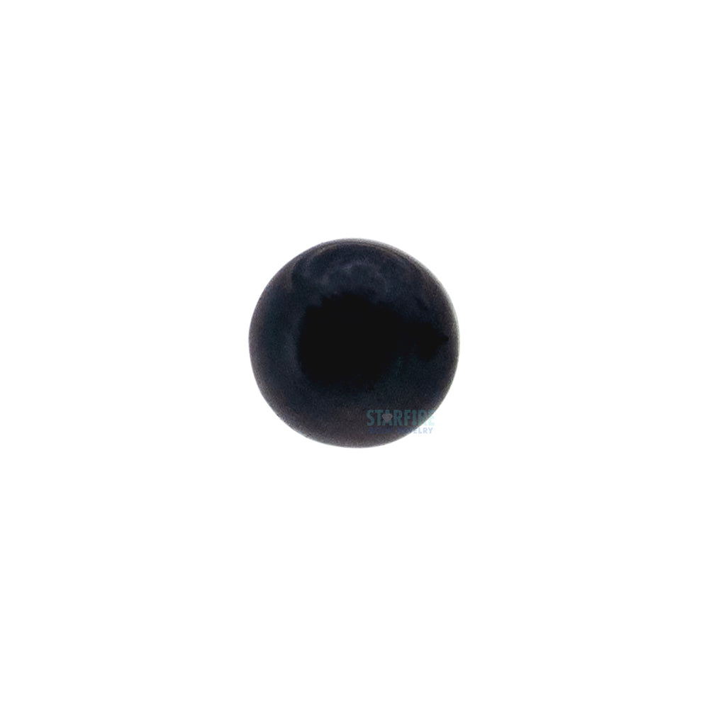 threadless: Matte Dome End in Black Niobium