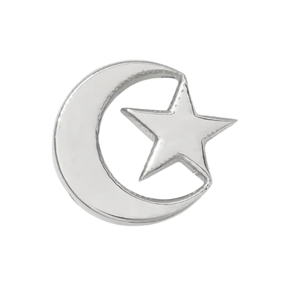 threadless: Moon Star Pin in Gold