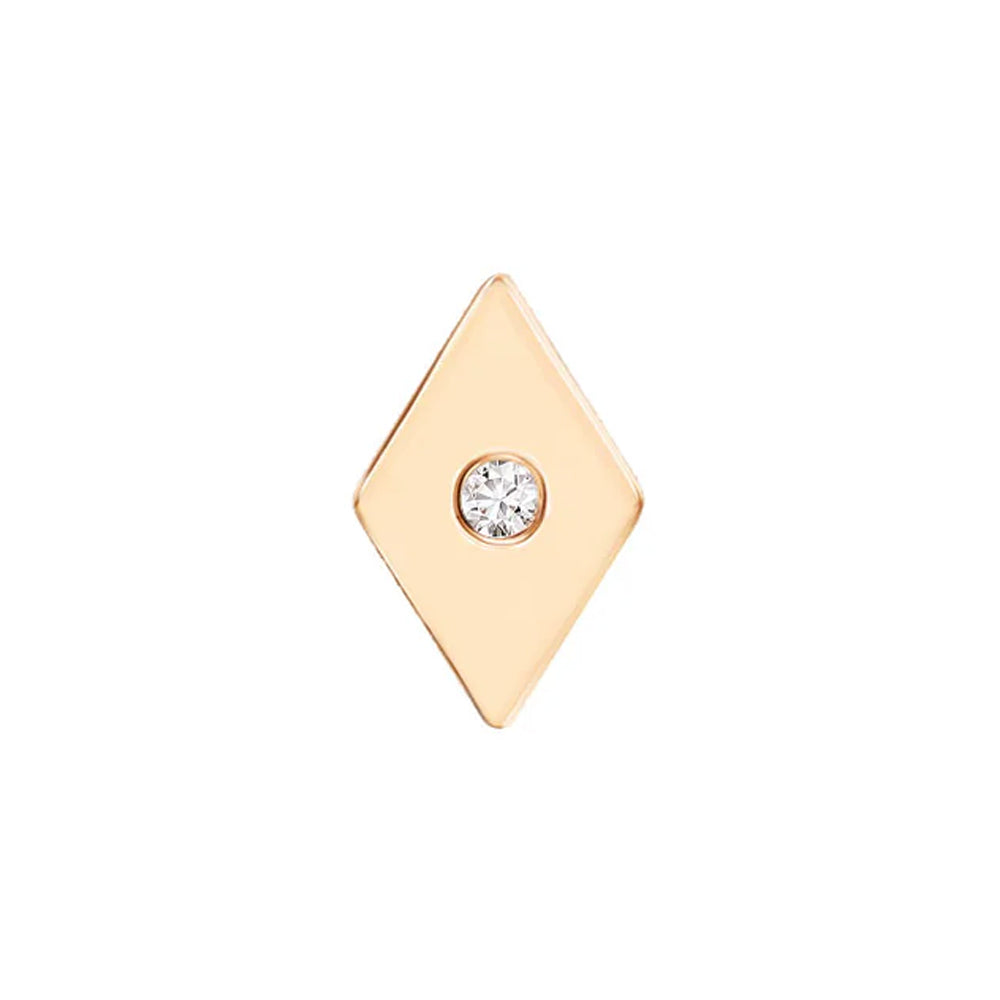 threadless: Rhombus "Sloan" End in Gold with Diamond