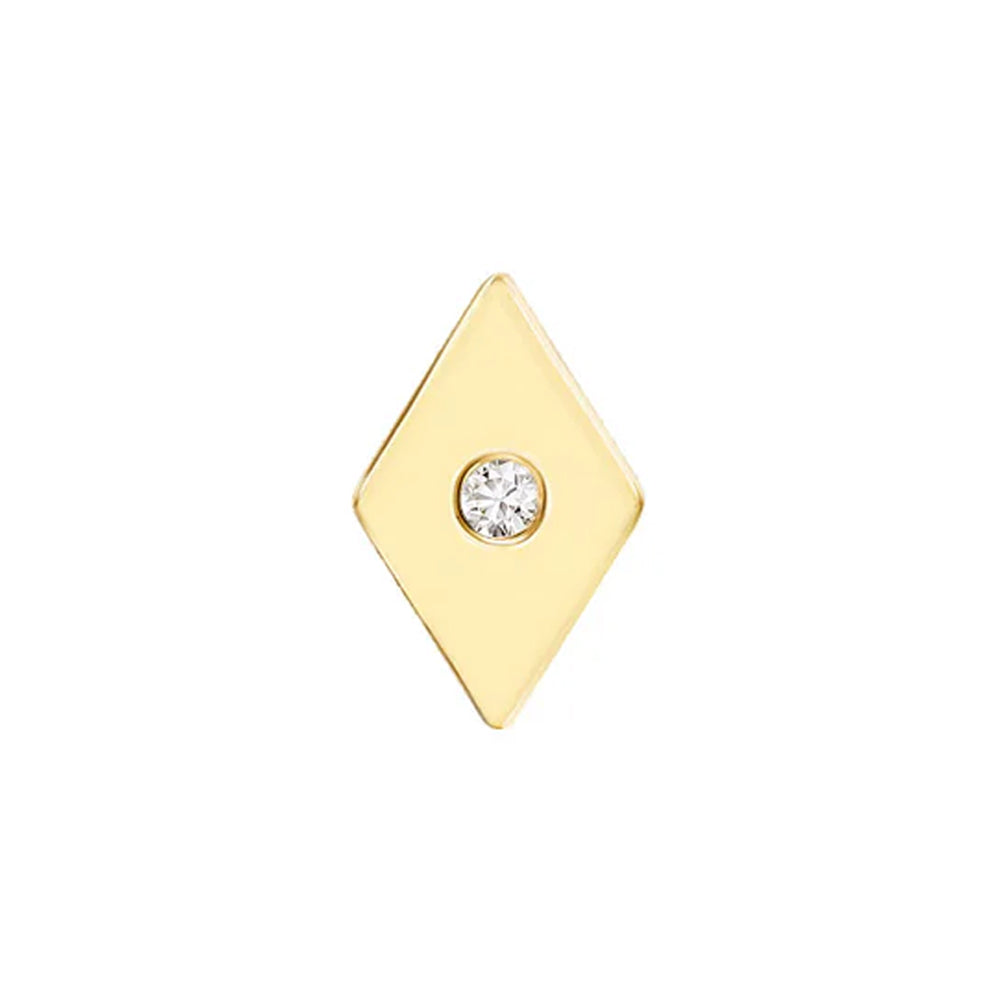 threadless: Rhombus "Sloan" End in Gold with Diamond