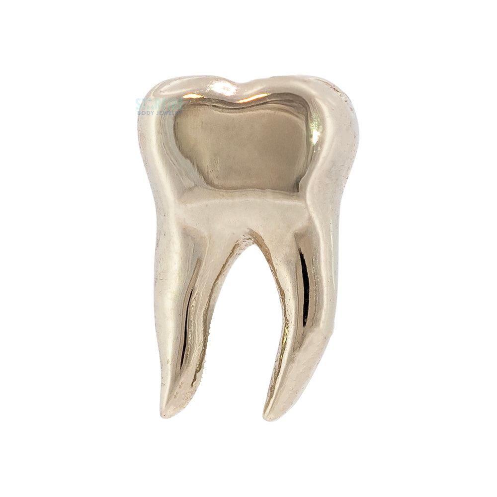 threadless: 3D Tooth End in Gold