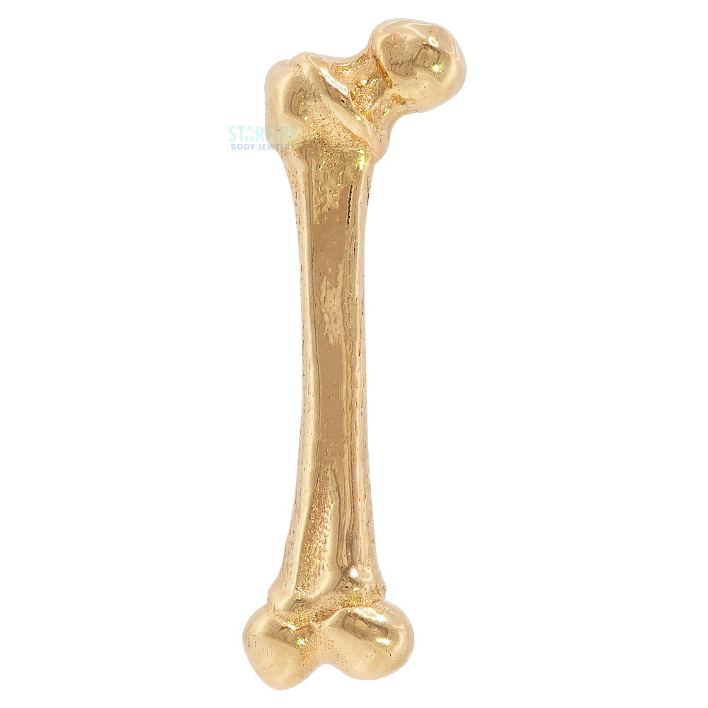 threadless: 3D Bone End in Gold