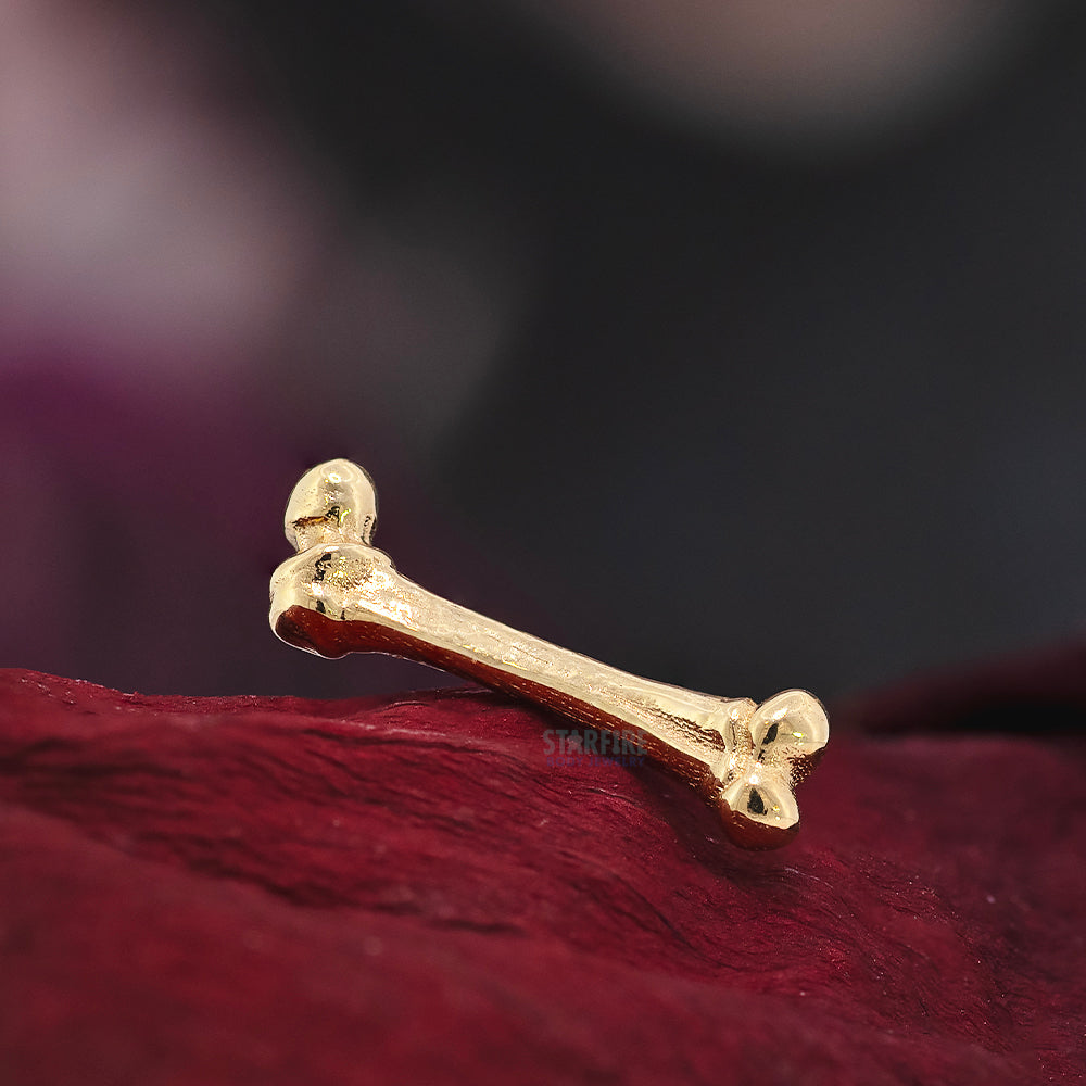 threadless: 3D Bone End in Gold