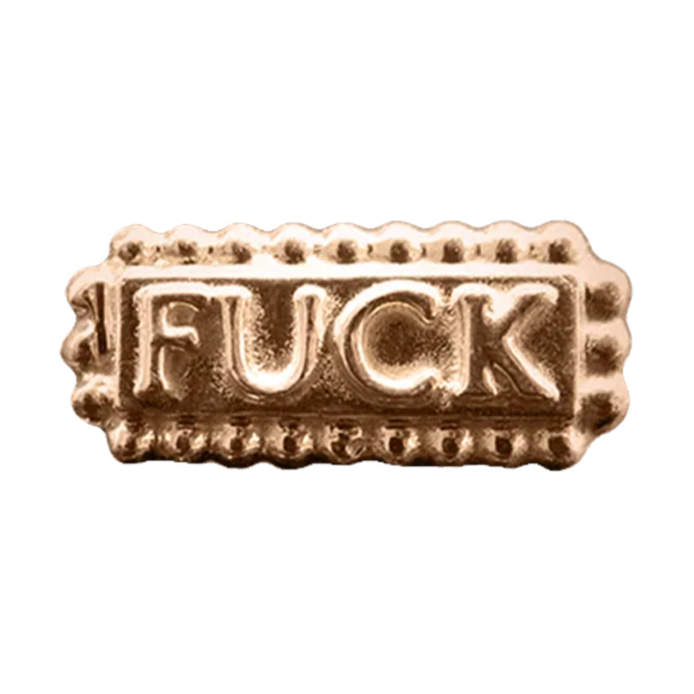 threadless: "Four Letter Word" End in Gold