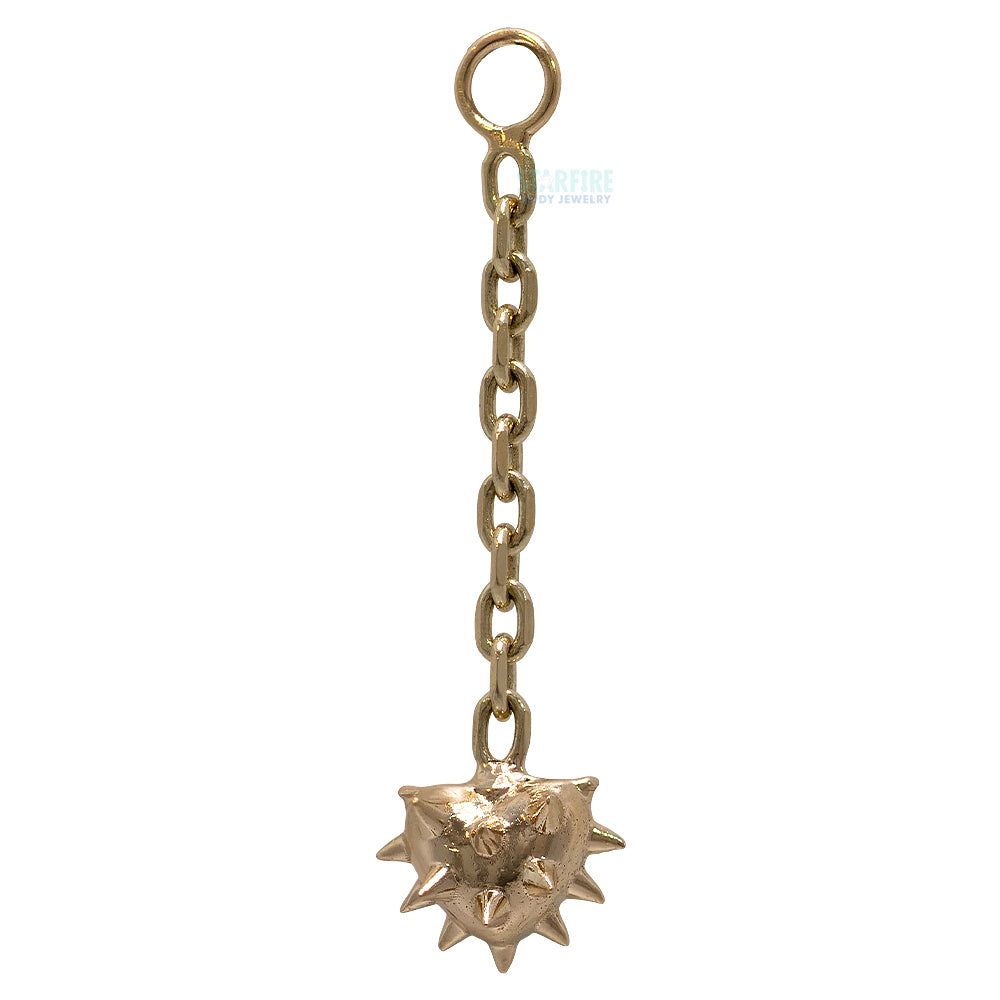 "The Trauma Bond" Chain Charm in Gold