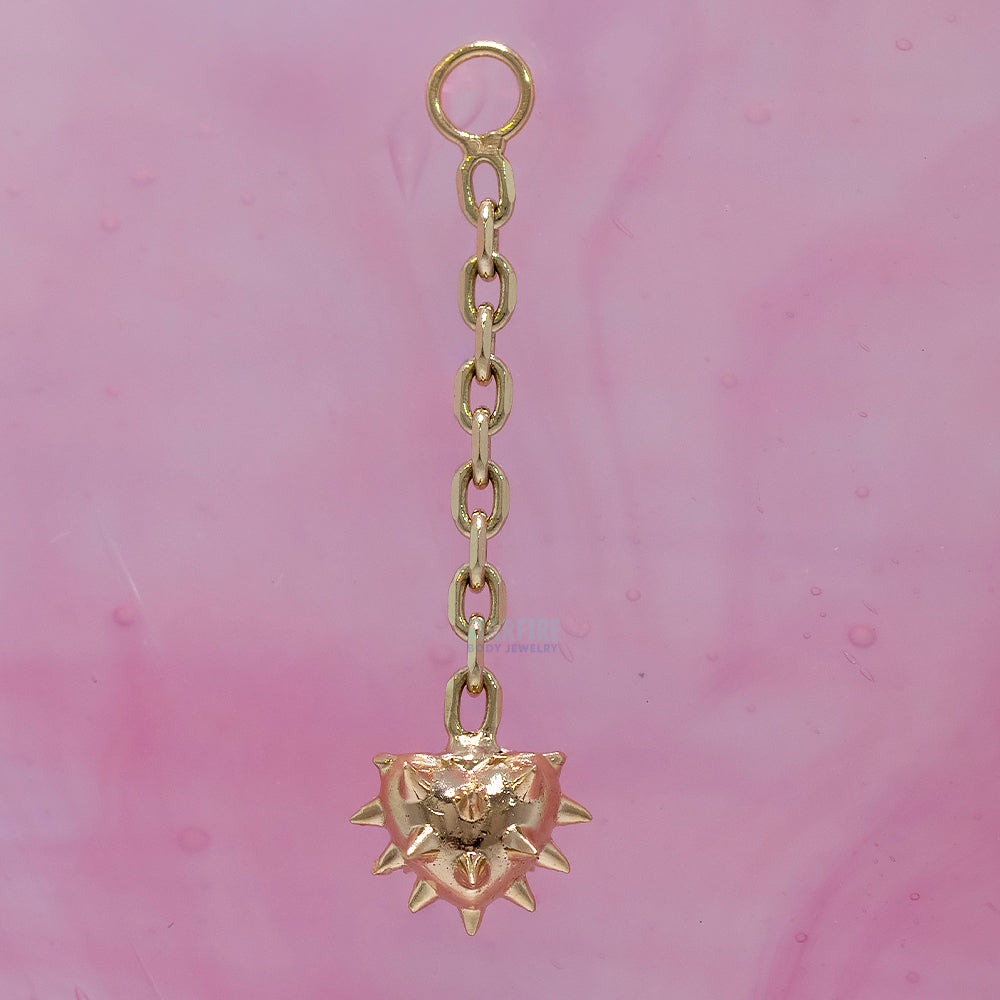 "The Trauma Bond" Chain Charm in Gold